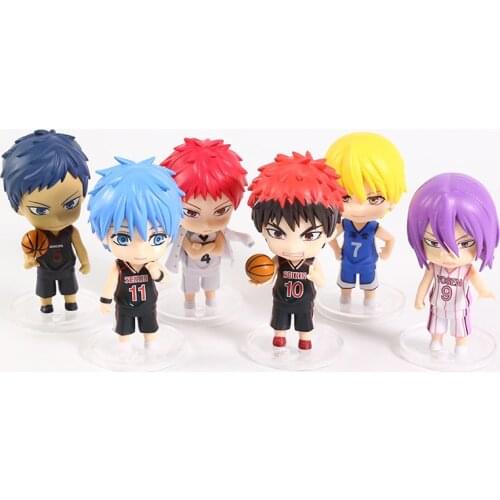 Kurokos Basketball Kuroko Tetsuya Kagami Taiga Kise Ryota Murasakibara Atsushi Akashi Seijuro PVC Figures Cute Toys