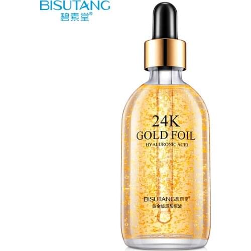 BISUTANG 24K Gold Hyaluronic Acid Stock Solution Hydrating, Anti-wrinkle, Lifting and Firming Skin Care Essence