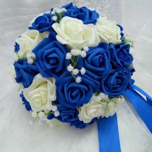 Bridal Bouquet Handmade Artificial Flower Rose Wedding Decoration Bridal Bouquet Simulation