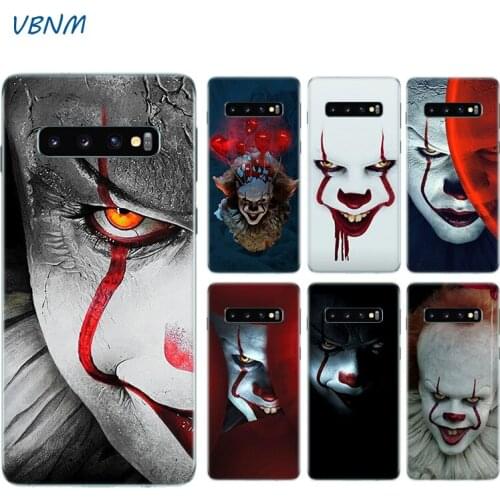 Pennywise Clown Horror Case For Samsung Galaxy S20+ S20 S10 S9 S8 Plus S10E S6 S7 Edge Note 20 Ultra 8 9 10 Pro Cover