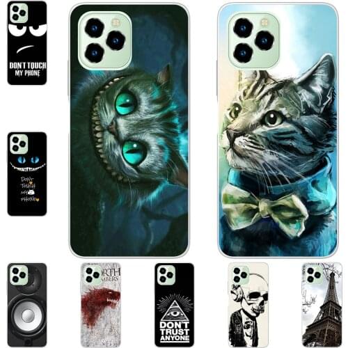 For Oukitel C21 2020 / C21 Pro 2021 Phone Cases Soft TPU Mobile Cover Cute Fashion Cartoon Painted Shell Bag
