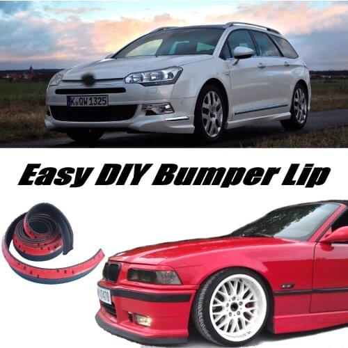 Bumper Lip Deflector Lips For Citroen C5 Front Spoiler Skirt For Car View Tuning / Body Kit / Strip