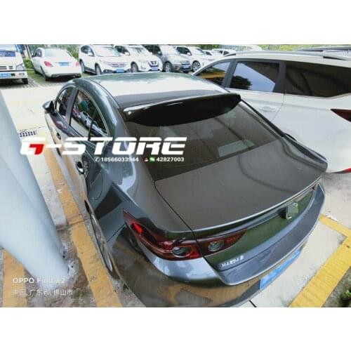 For Mazda 3 Axela 2020+ high quality Spoiler on top of rear window and rear sunshade