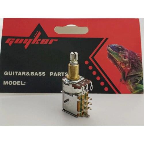 ALPHA copper shaft PUSH-PULL switch Guitar Bass Potentiometers volume and tone controls A250K B250K A500K B500K