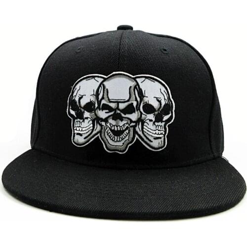 Cotton Skull embroidery Baseball Cap hip-hop cap Adjustable Snapback Hats for child and adults