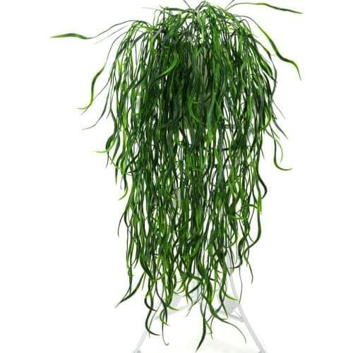 Artificial Plant Vines Wall Hanging Simulation Rattan Leaves Branches Green Plant Ivy Leaf Home Wedding Decoration Plant-Fall
