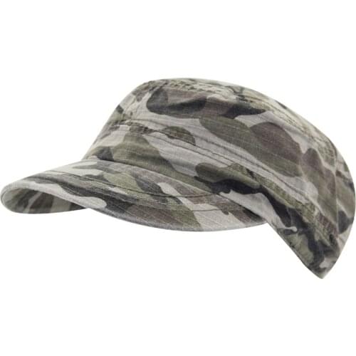 Fress Shipping 100% Cotton Camouflage Caps Amry Caps Flat Hats Adjustable Cap-4640
