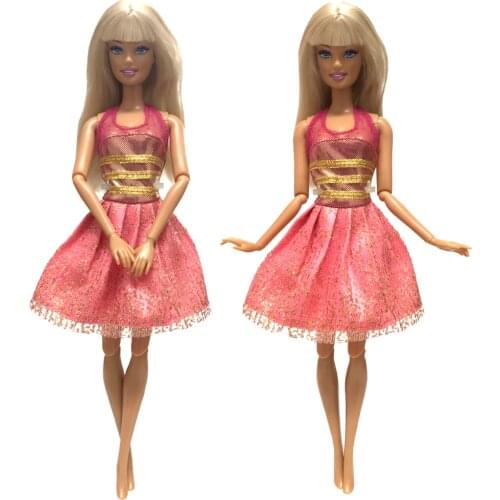 NK 2021 Newest Doll Outift Beautiful Handmade Party Clothes Top Fashion Design For Barbie Accessories Doll Best Child Girls Gift