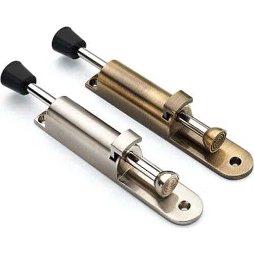 Foot Operated Lever Door Stops Holder Adjustable Kickdown Buffer Fittings Hardware Tools Household