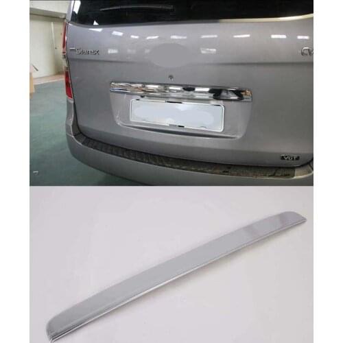 Rear Door Trunk Lid Cover Trim For 2018-2020 Hyundai Starex H-1 Grand Decoration Molding 1PCS