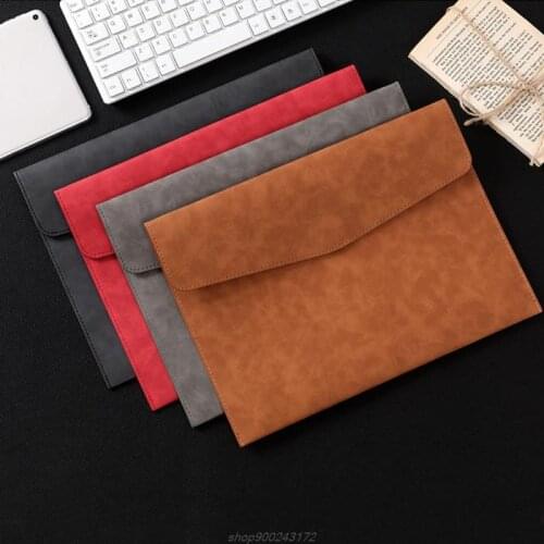 Portable Meeting Document Bag Briefcase Waterproof Leather Document Bag Information Bag File Textbooks Jy30 21 Dropship