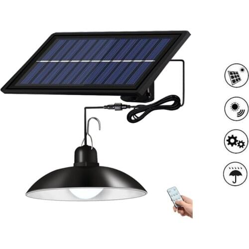 Retro Lampshade LED Solar Light Tent Chandelier Solar Emergency Lamp Outdoor Indoor Waterproof Camping Terrace Garden Yard Home