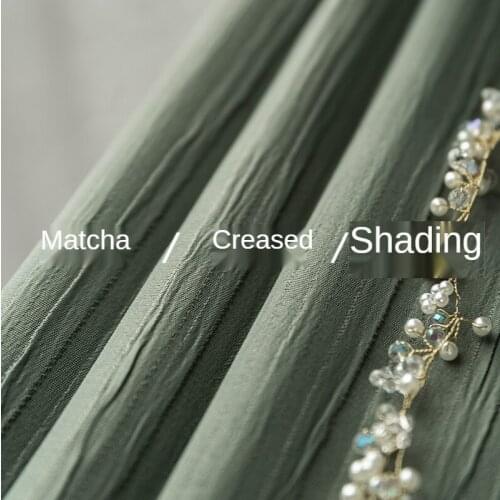 Curtain for living dining room bedroom Japanese style full blackout curtains wrinkle texture Nordic childrens room Included