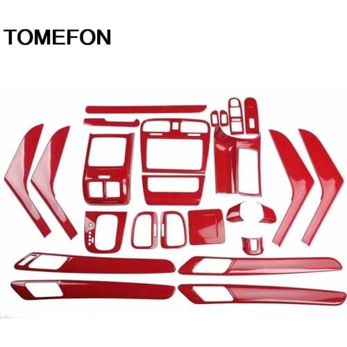 TOMEFON For Volkswagen Golf 6 MK6 2010 2011 2012 Gear Armrest Window Switch Button Handle Vent AC Outlet Cover Trim Accessories