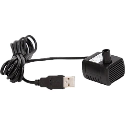 USB Mini Submersible Pump Waterproof Brushless Pump 200L/H for Aquarium