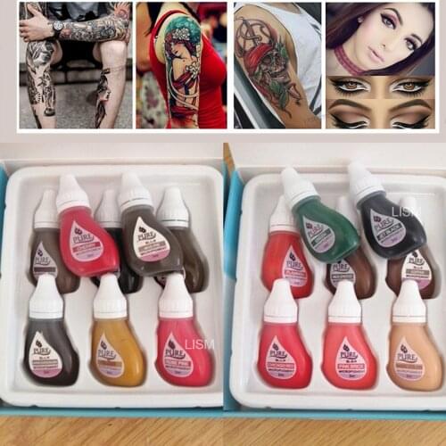 1pcs Pure Microblading Pigment Permanent Makeup Tattoo Inks Get Pure Confidence Pure For Eyebrow Lip Micropigment Tattoo Pigment