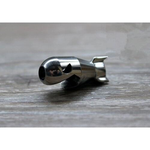 1PC Portable Mini Shark Pure Titanium Umbrella Rope Lanyard Pendant Knife Bead Bottle Opener EDC Pocker Multifunction Tools