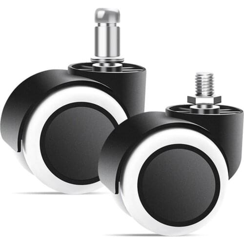 1Pcs Universal Office Chair Caster Replacement Household Chair Wheel Rubber Safe Roller Furniture Hardware