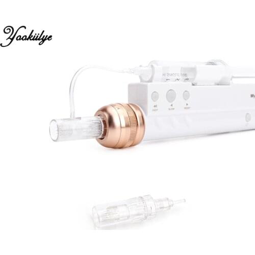 10PCS Microneedle with Syringe Tube Hydra Needles for Skin Injector Pen Meso Gun Mesotherapy Injector Auto Derma Stamp Pen