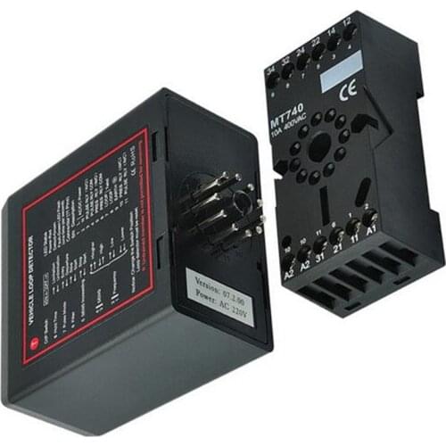 12V/24V DC Single Channel Vehicle Loop Detector for car parking management and toll system
