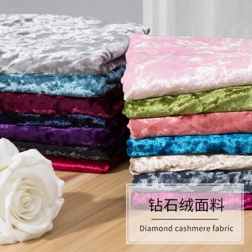 2Meter Velvet Fabric Thickening Matte Plush high quality Velvet curtains Pillow Sofa Dress DIY fabric Hand sewing