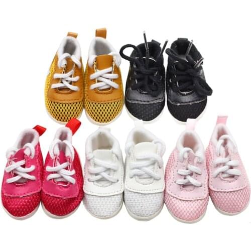 5*2.8cm Sport Shoes For 14.5inch girl Doll as Fit Plush EXO Dolls Sandal Canvas sneakers Clothing Accessories
