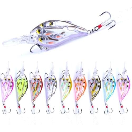 7.5cm 9g Diving Depth Crankbait Fishing Lures Swimbait Isca Artificial Bait floating Fishing Wobblers