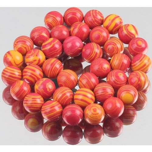 High Quality Red Synthetic Malachite Stone Beads Loose Spacer Beads For Jewelry Making DIY Bracelet&Necklace 4/6/8/10/12mm 15"