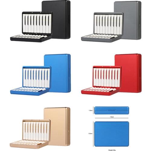 18 Sticks Metal Storage Box Case for Iqos 3.0 Duo /2.4Plus /lil Cigarette Case Accessories