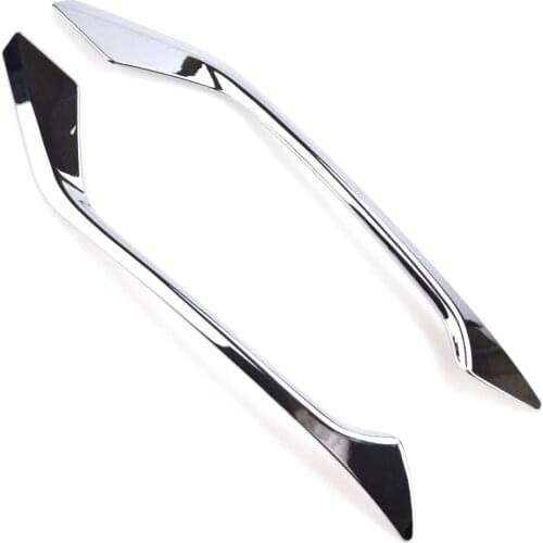 For Honda HR-V HRV Vezel 2016 2017 2018 Chrome Rear Fog Light Tail Lamp Eyebrow Cover Trim Protector Molding Bezel Frame Styling