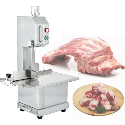 Commercial Meat Slicer Bone Cutting Machine Large Table Electric Meat Saw Metal Desktop Professional Meat Cutting