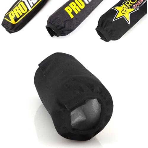 High quality 27cm 35cm Motorcycle Rear Fork Shock Absorber Cover Protector Guard Suspension Cover Wrap Set For Dirt Bike Pit Pro