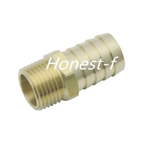 Brass Barbed Fitting Coupler / Connector 1/2" Male BSPT x 3/4"(19mm)Hose Barb Fuel Gas