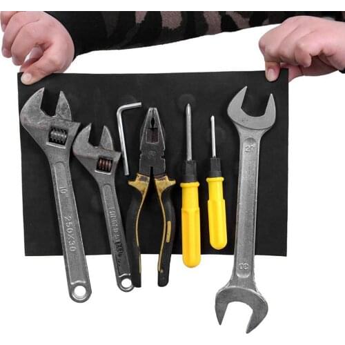 Repair Tool Storage Magnetic Mat Mag-pad Rubber Magnetic Flexible Magnetic Tool Holder Stickers Magnetic plate