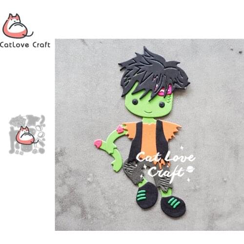 Catlove Halloween Boy Metal Cutting Dies Scrapbooking Mold Stencil Die Cuts Card Making DIY Craft Embossing New Dies For 2020