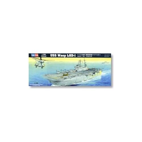 Hobby Boss 1/700 scale war ship models 83402 US Navy Hornets LHD-1 "Hornets" amphibious assault ship