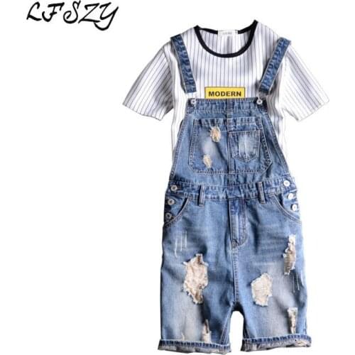 Mens Denim Shorts 2019 New Summer Japanese Denim Shorts Mens Halter Five Shorts Slim Strap Denim Shorts Size S-5XL