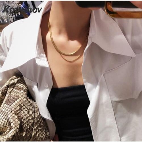 Ropuhov 2021 New Korean Fashion Gift Woman Luxury Simple Style Necklace Bling Wholesale