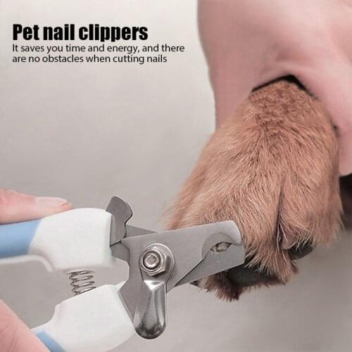 Professional Pet Cat Dog Nail Clipper Cutter with Sickle Stainless Steel Grooming Scissors Clippers for Pet Claws Dog Supplies