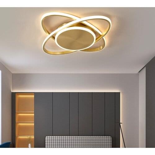 Modern lotus flower crystal light Bedside Aluminum AC85-265V balcony porch restaurant E27 led ceiling lamps ceiling lights