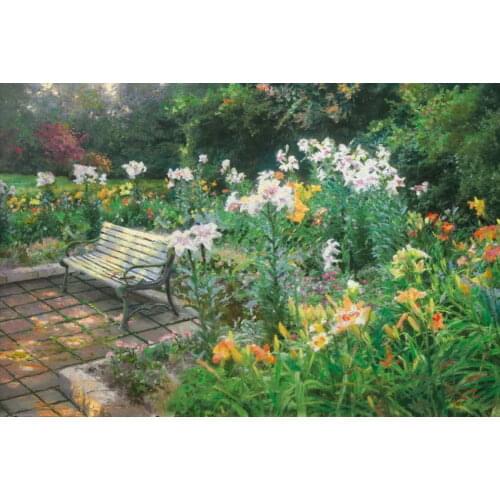 Eternal Springtime IvyGate Edition Thomas Kinkade HD Canvas Print Living Room Bedroom Wall Pictures Art Painting Home Decoration