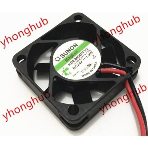 SUNON KDE2404PFVX 11.MS.B1161.A.X.GN DC 24V 1.9W 40x40x10mm Server Cooling Fan