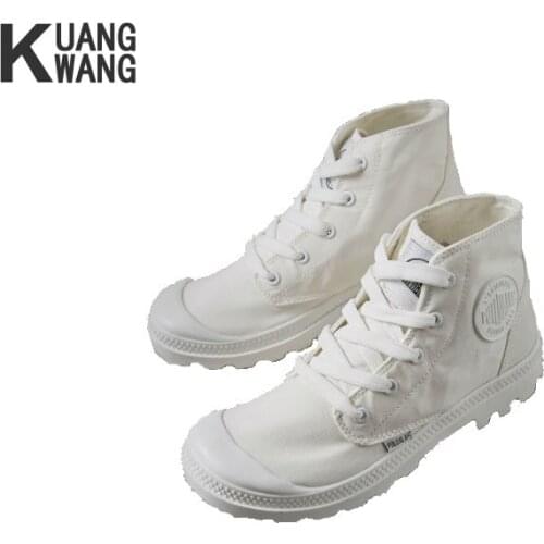 2017 Top Quality Canvas Women Boots Lace Up Canvas Shoe Ankle Botas Cowboy Motorcycle Boots Fashion Military Desert