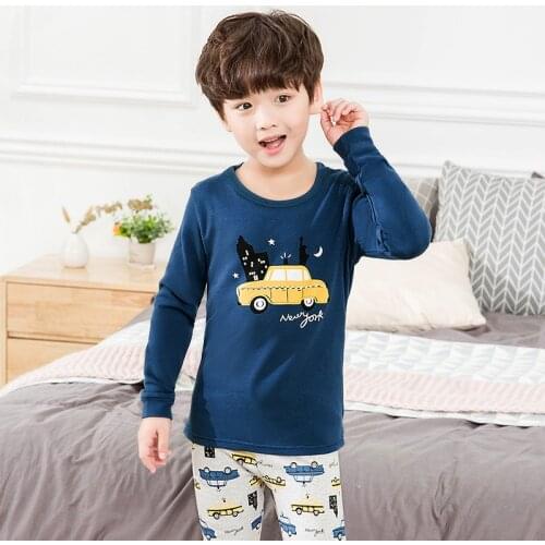 Winter Children Clothes Kids Clothing Set Boys Pajamas Sets Totoro Unicorn Nightwear Print Pajamas Girls Sleepwear Baby Pyjama
