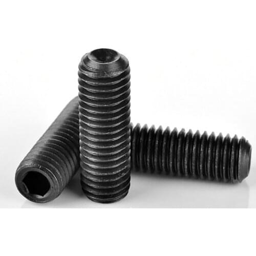 10pcs× BSW 1/4-20 Hexagon Hex Socket Cup Point Set Screw Grub Screws High Tensile Grade 12.9