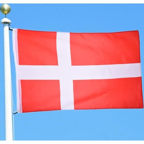 3*5ft DNK DK Danmark Flag Banner Festival Party Home Gardening Decoration 90*150cm