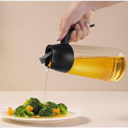 Automatic Opening And Closing Seasoning Bottle Leak Proof Condiment Container Sprayer Kitchen Olive Oil Dispenser Bottles