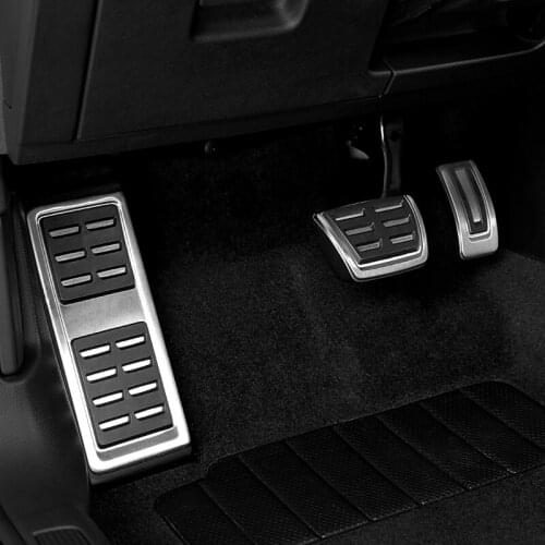 Auto Car Pedals Foot Fuel Brake Clutch Foot Rest Cover Pad For Audi A3 8V Seat Leon 5F MK3 for Skoda Octavia A7 MK3 5E 2015-2020