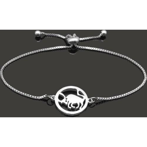 Bull Stainless Steel Bracelet Bullfighter Bracelets For Cute Women Men Fashion Jewelry Lucky Gift