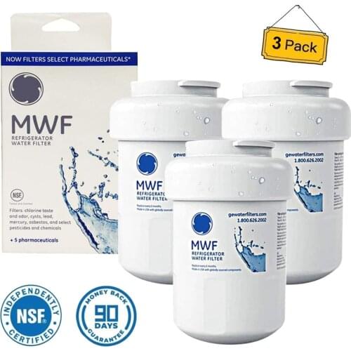 Household Hot Sale! Water Purifier General Electric MWF Refrigerator Water Filter Cartridge Replacement for GE MWF 3 Pcs/lot